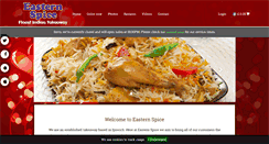 Desktop Screenshot of eastern-spiceonline.com
