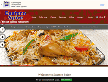 Tablet Screenshot of eastern-spiceonline.com